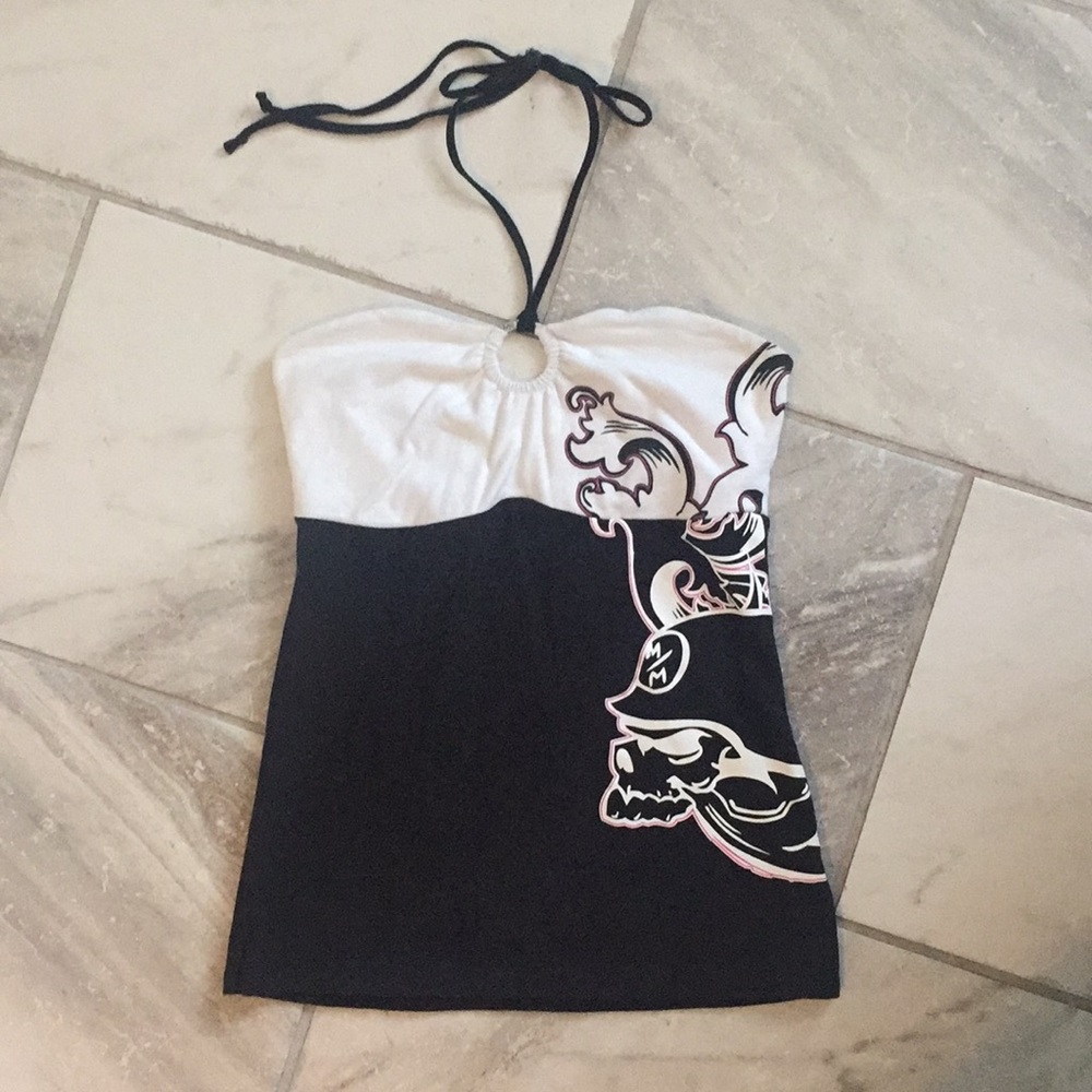 Metal Mulisha halter top 🖤